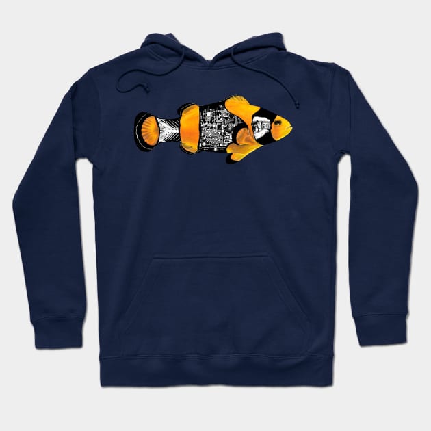 Inkwork Fish Hoodie by McQuinnBelnap